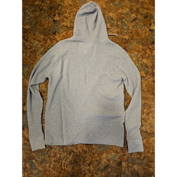 Eighty Eight Womens Thermal Hoodes Shirt Size Lg Gray - Picture 7 of 8